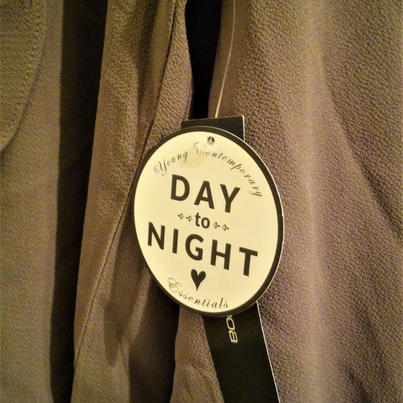 Moa Moa | Day to Night Tan Split Front Blouse - Picture 6 of 7